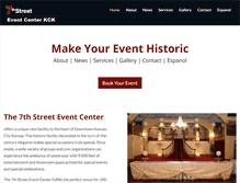 Tablet Screenshot of eventcenterkck.com